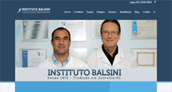 Desktop Screenshot of institutobalsini.com.br
